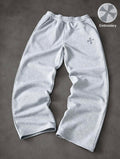 Grey Piping Sweatpants