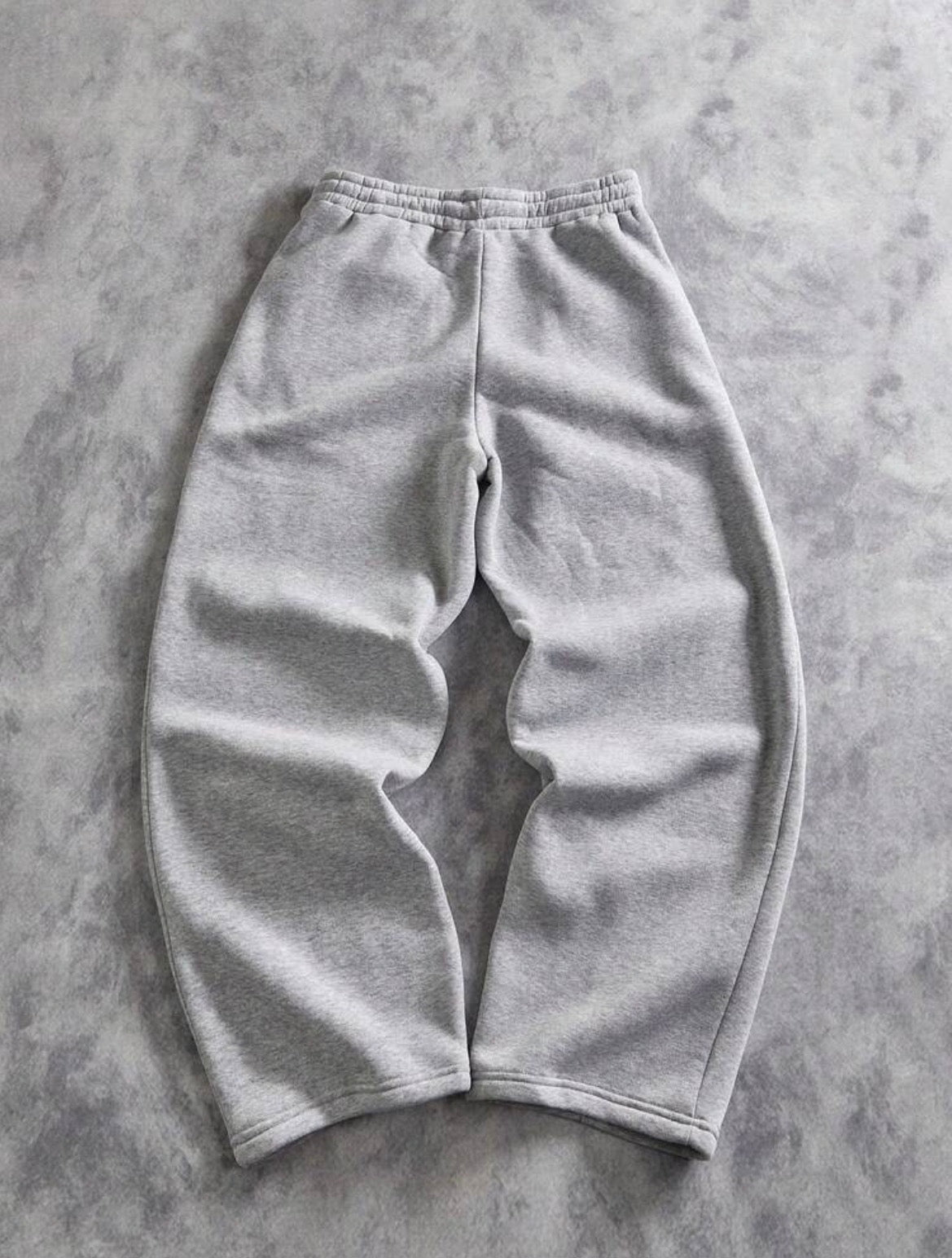 Cherry Blossom Embroidered Fleece Sweatpants